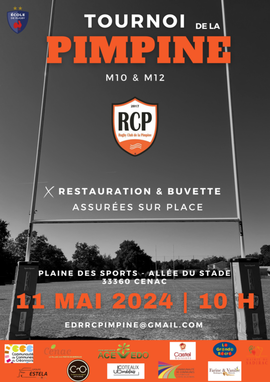 Equipe M12 Rugby Club de la Pimpine Cénac Sadirac entre deux mers