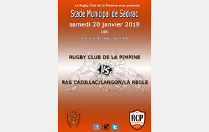 RUGBY CLUB DE LA PIMPINE - RAS CADILLAC/LANGON/LA REOLE